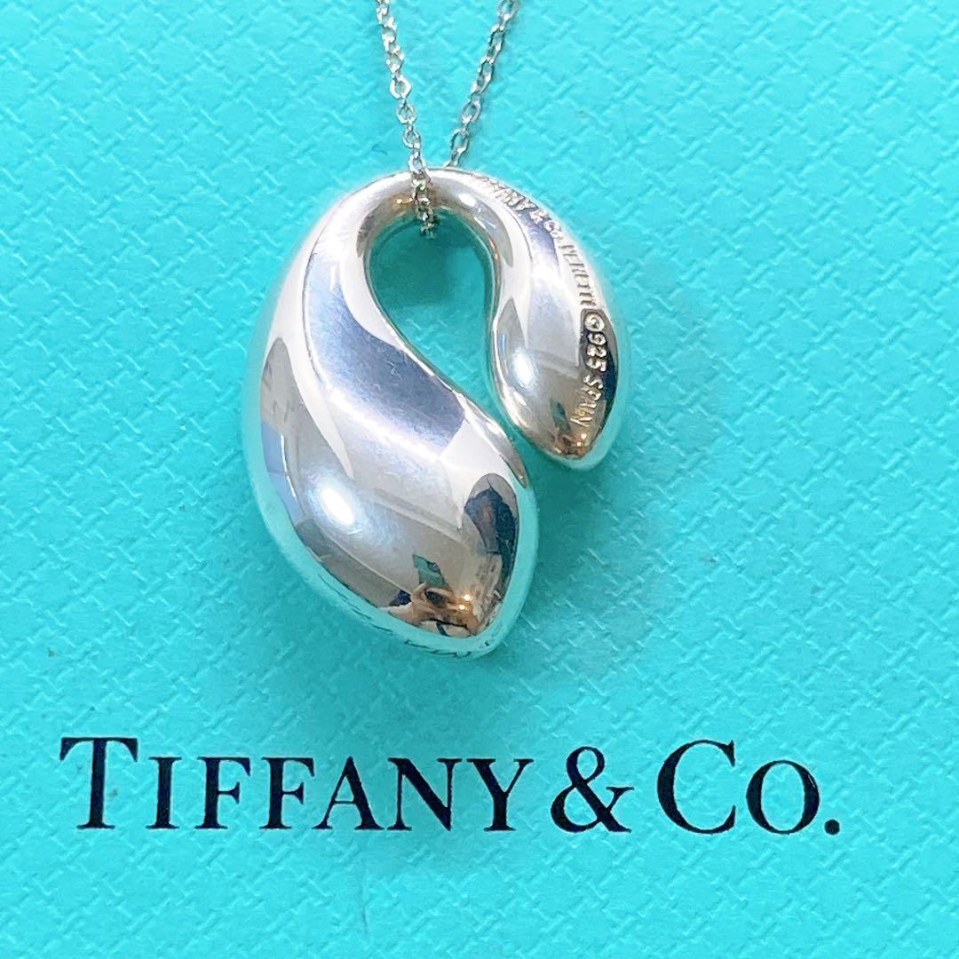 【美品】ティファニー ダブルティアドロップ ネックレス 925 シルバー 希少