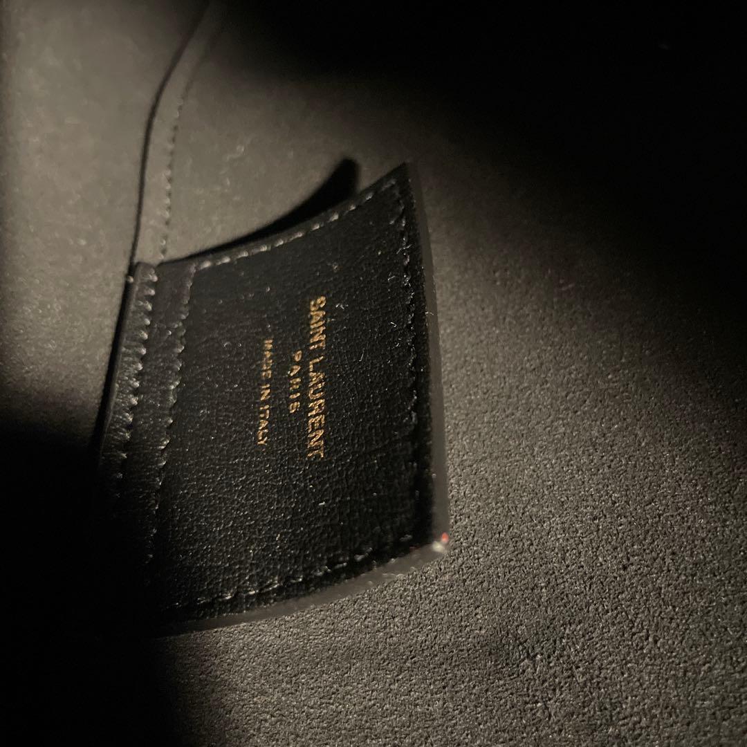 SAINT LAURENT サンローラン トートバッグ ブラック レザー