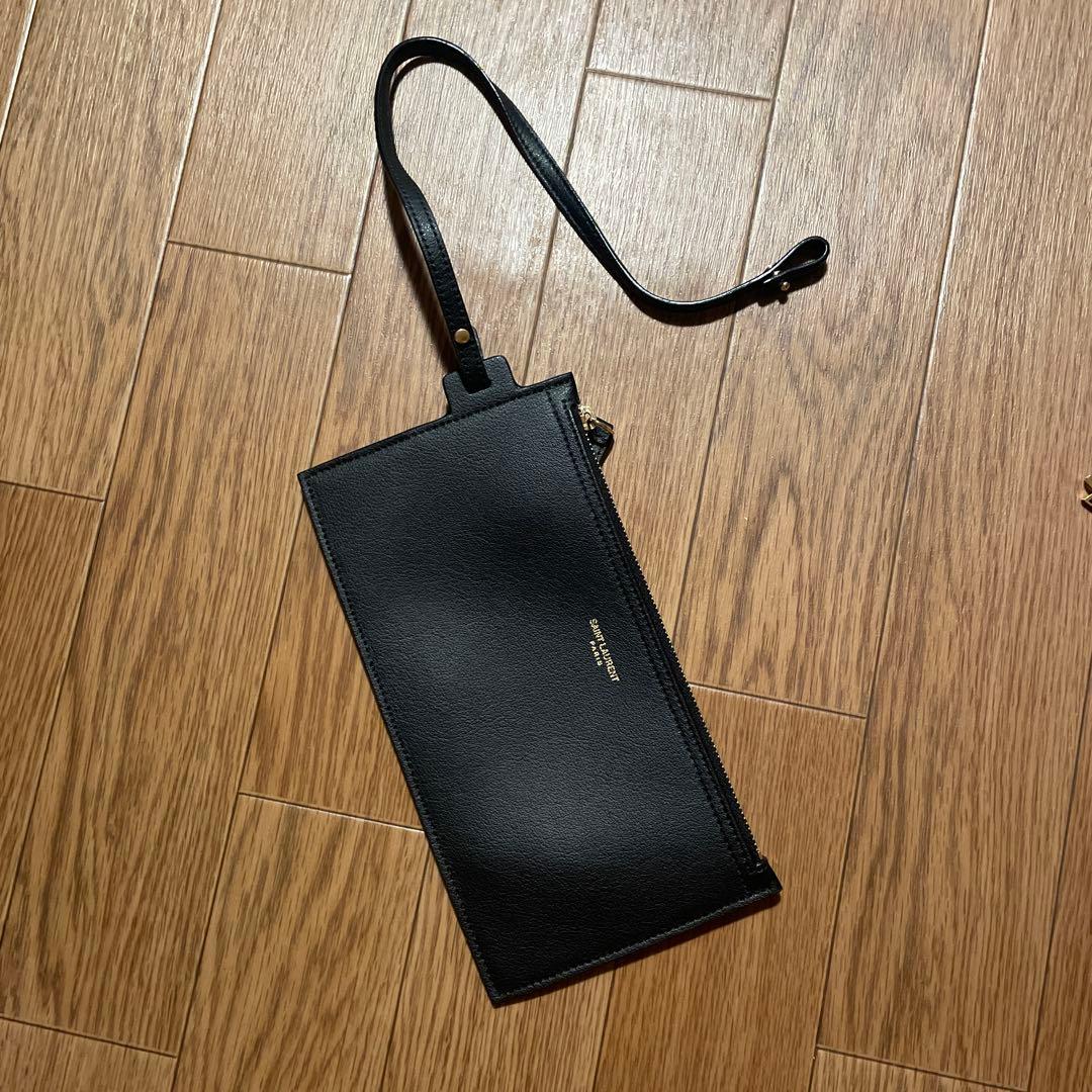 SAINT LAURENT サンローラン トートバッグ ブラック レザー