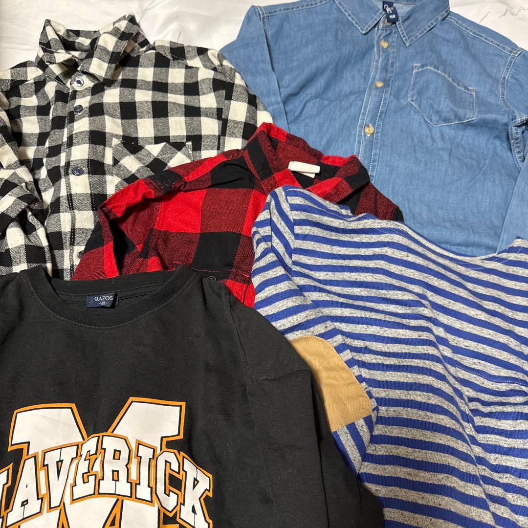 美品　140 男の子　まとめ売り　トレーナー　パーカー　ロングパンツ　2７点