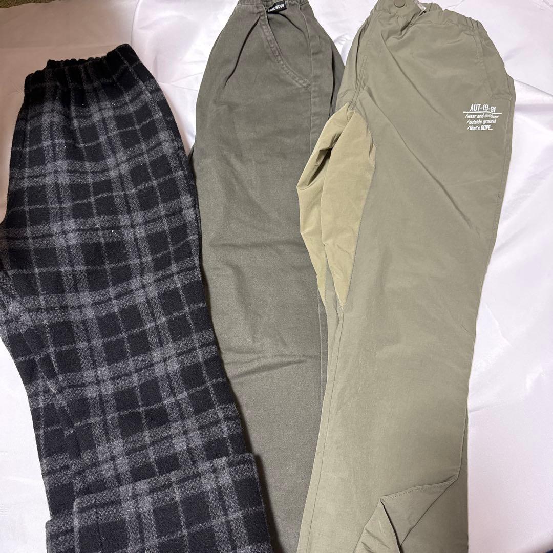 美品　140 男の子　まとめ売り　トレーナー　パーカー　ロングパンツ　2７点