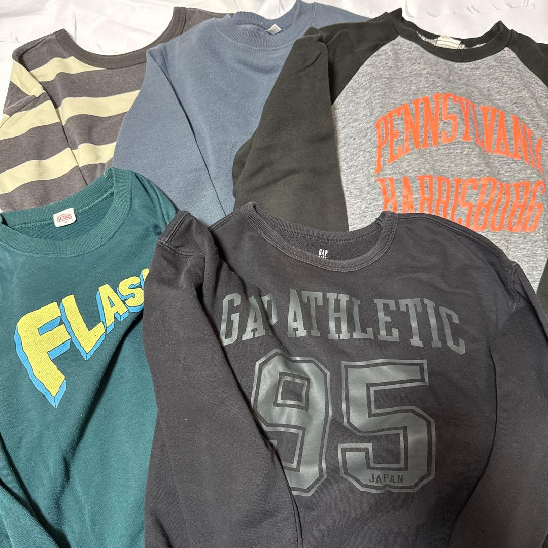 美品　140 男の子　まとめ売り　トレーナー　パーカー　ロングパンツ　2７点