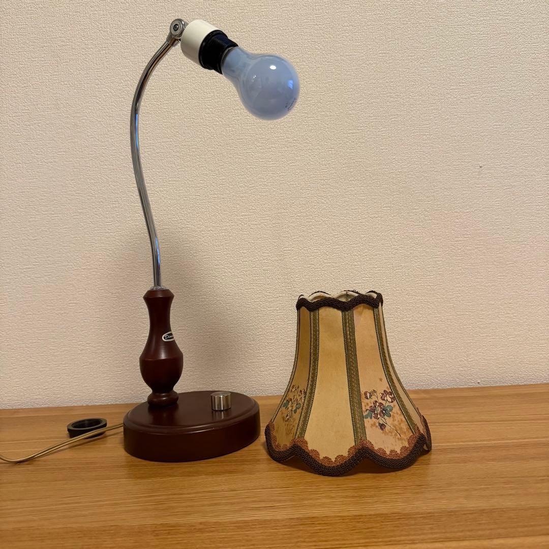 レトロ　スタンドライト 調光　アンティーク　花柄　新日本照明 Dimmer