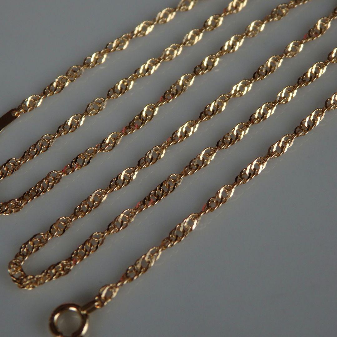 lucky様　k18ネックレス　スクリューチェーン　1.85㎜幅