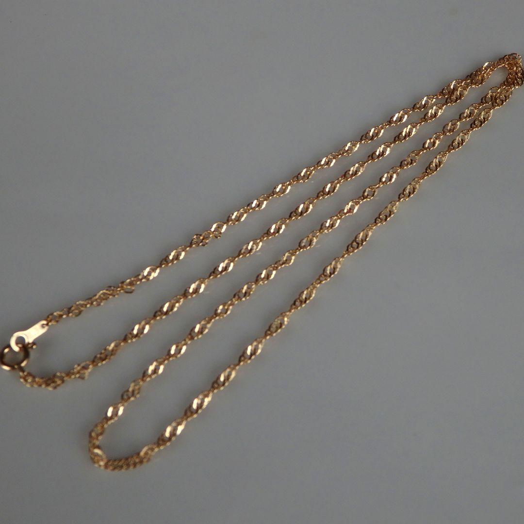 lucky様　k18ネックレス　スクリューチェーン　1.85㎜幅