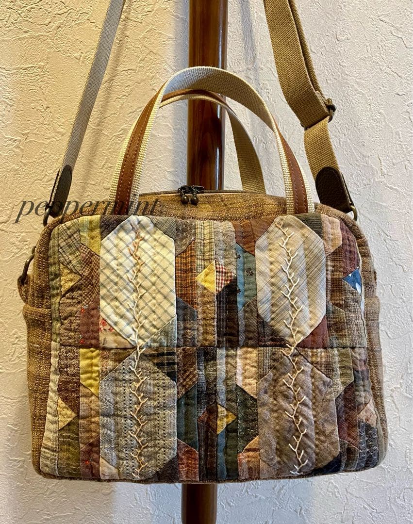 パッチワークバッグ2wayバッグ