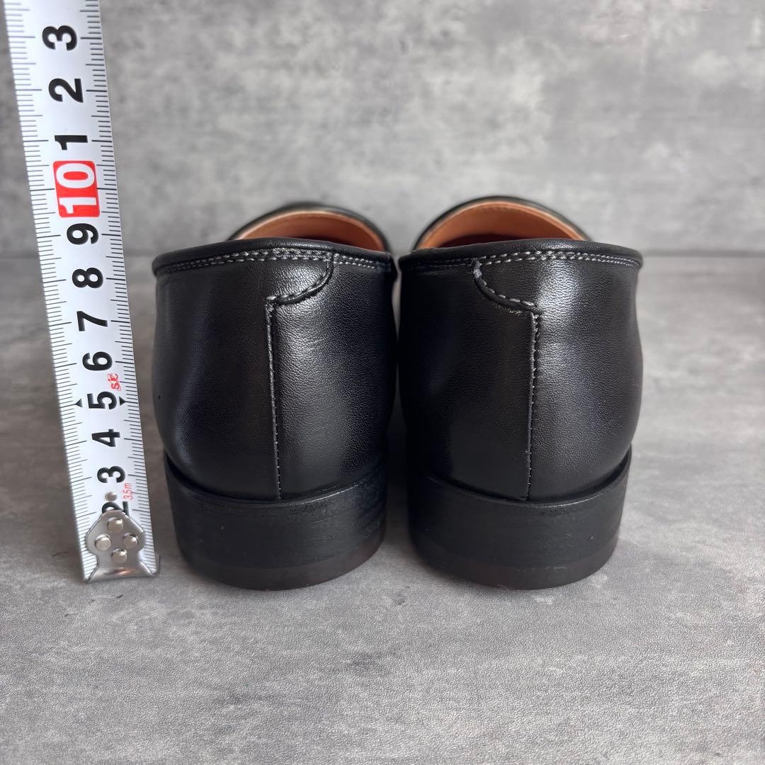 【極美品】MOTO モト スリッポン ブラック 本革　レザーシューズ　一枚革