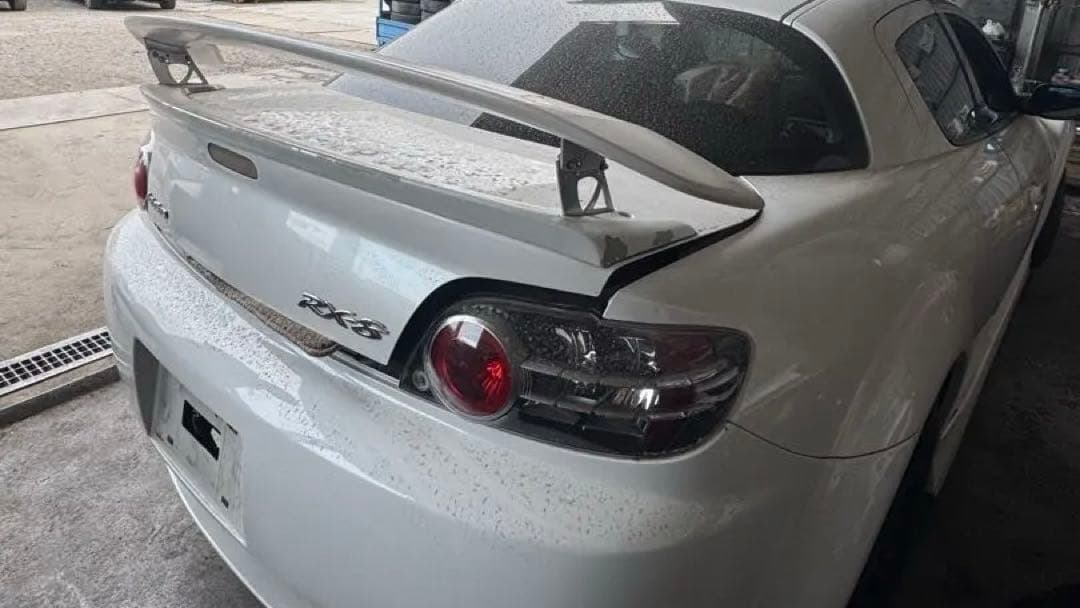 RX-8 ホワイトスポイラー 2個セット