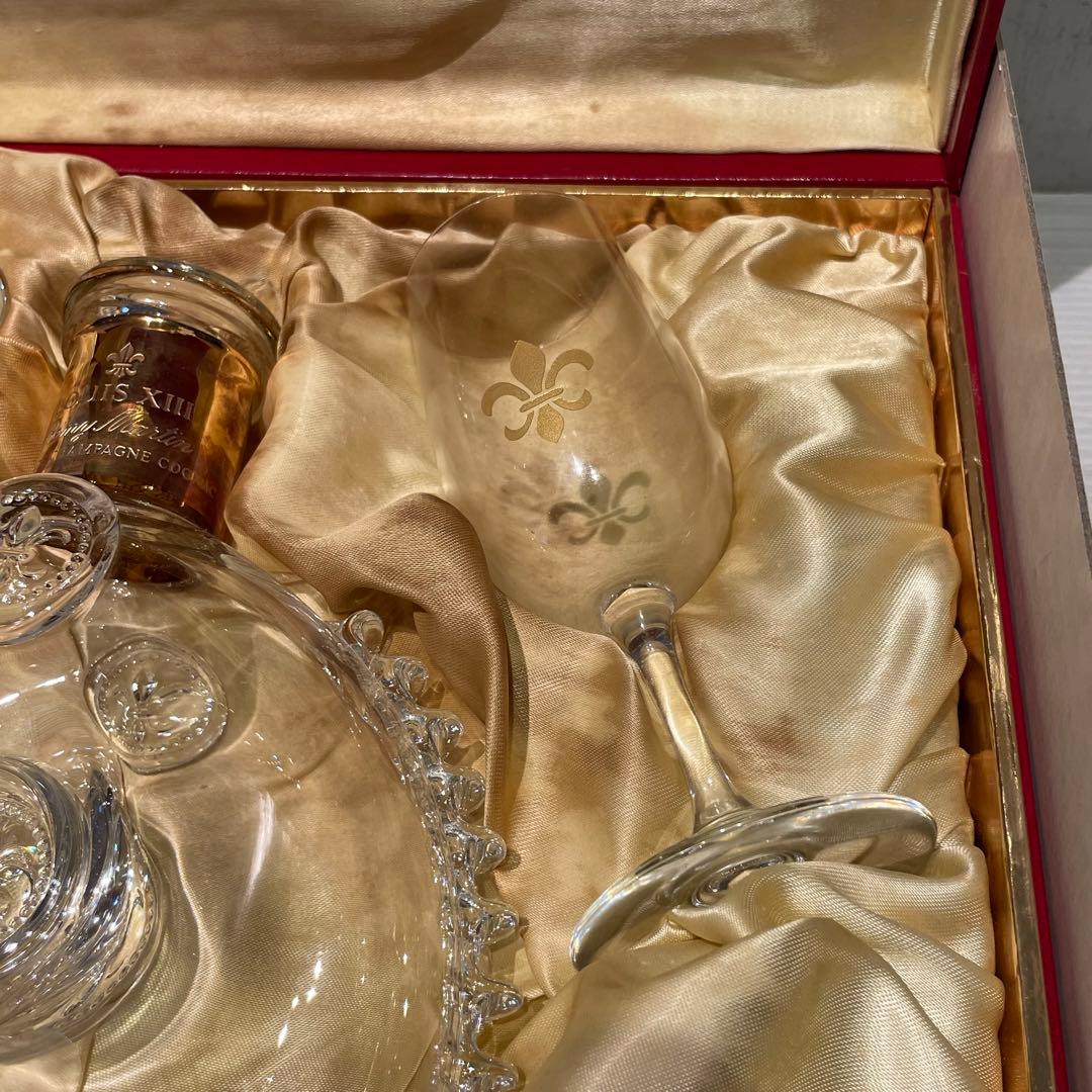 ②Baccarat レミーマルタン ルイ13世 グラス　空瓶 バカラ　箱入り