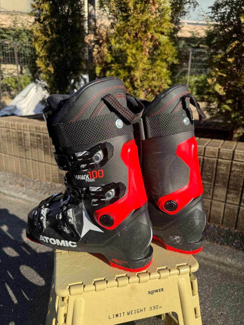 スキーブーツ Atomic hawx prime100 Black Red
