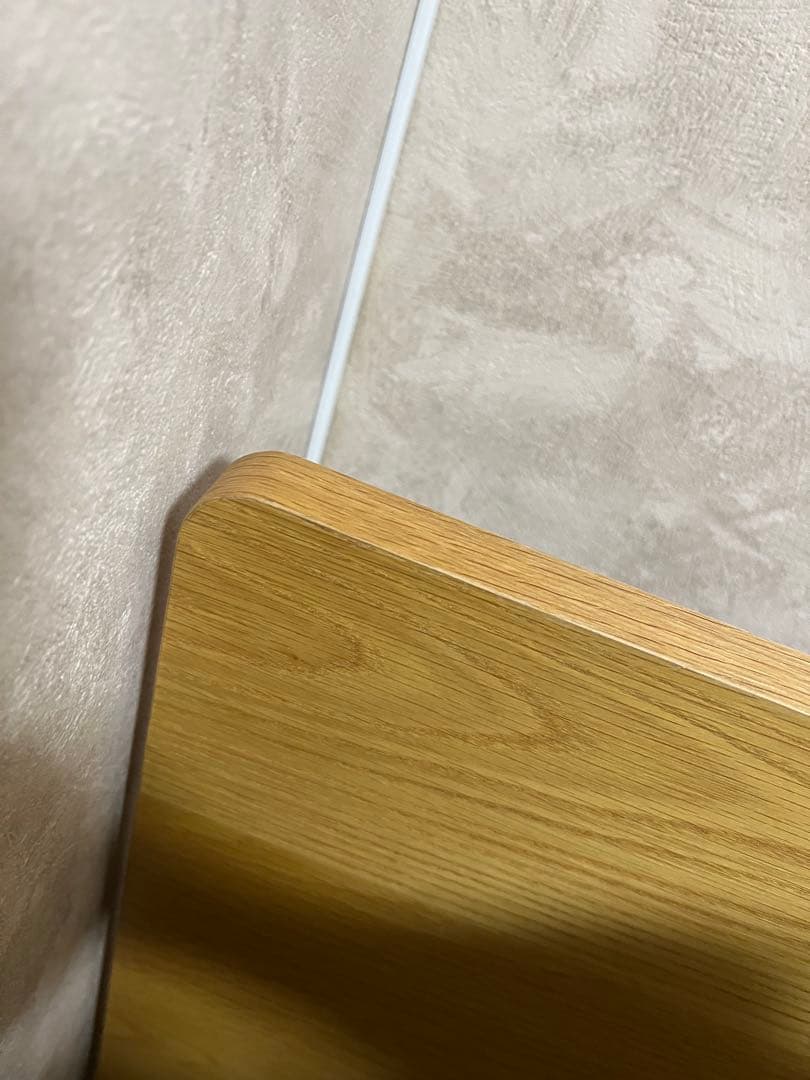 【無印良品】ベッドフレームオーク材 ダブル＋ヘッドボード