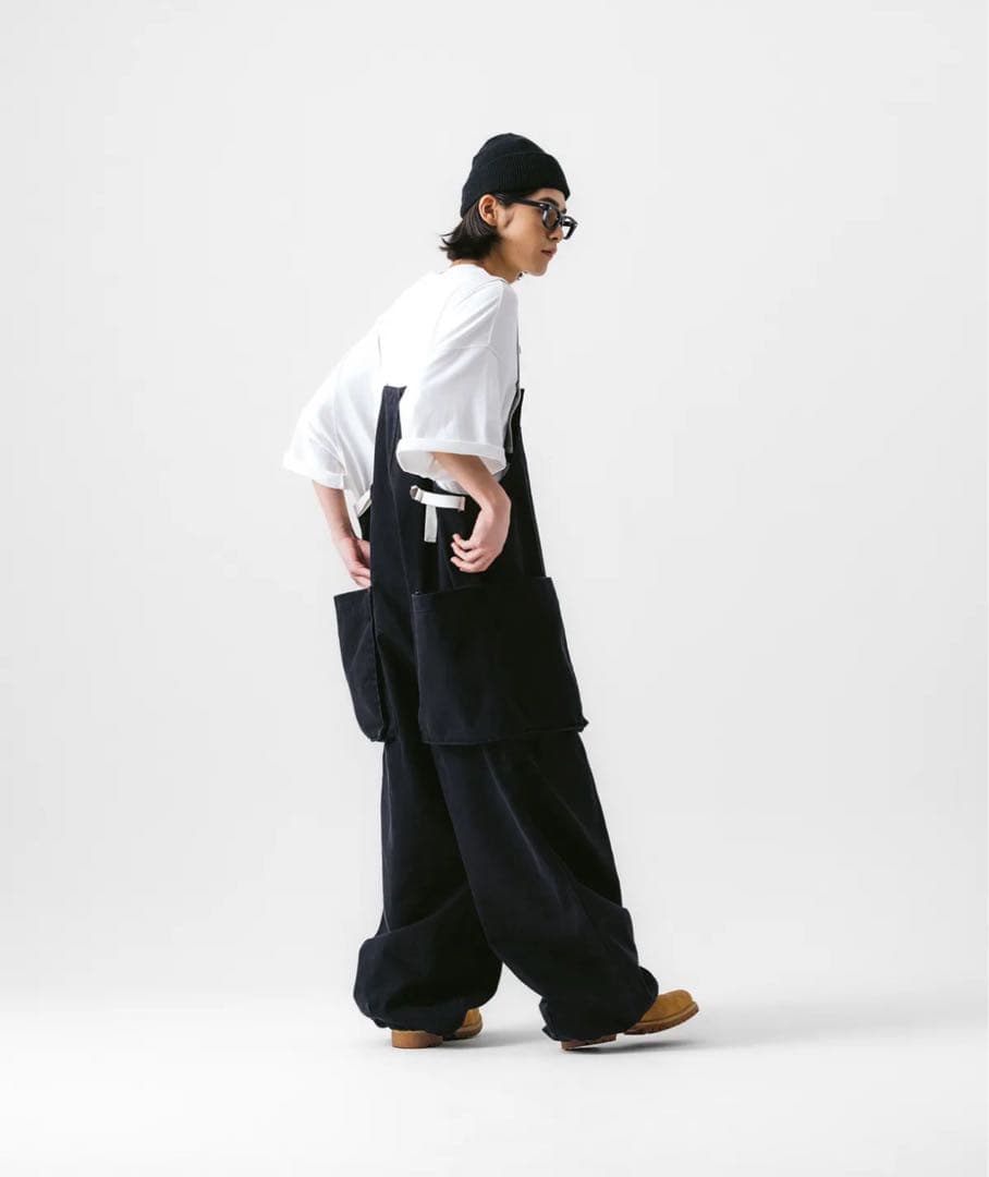 ANGLAN アングラン　バルーン　オーバーオール　ブラック　musinsa