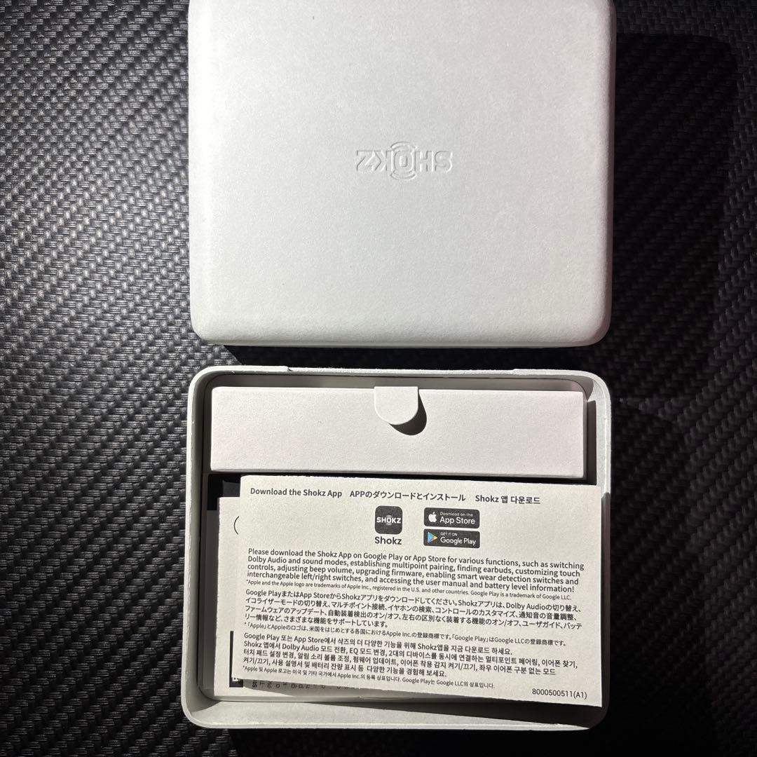 Shokz OpenDots ONE ブラック　【試聴のみ、値下げ中】