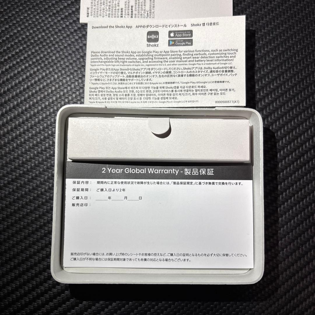 Shokz OpenDots ONE ブラック　【試聴のみ、値下げ中】