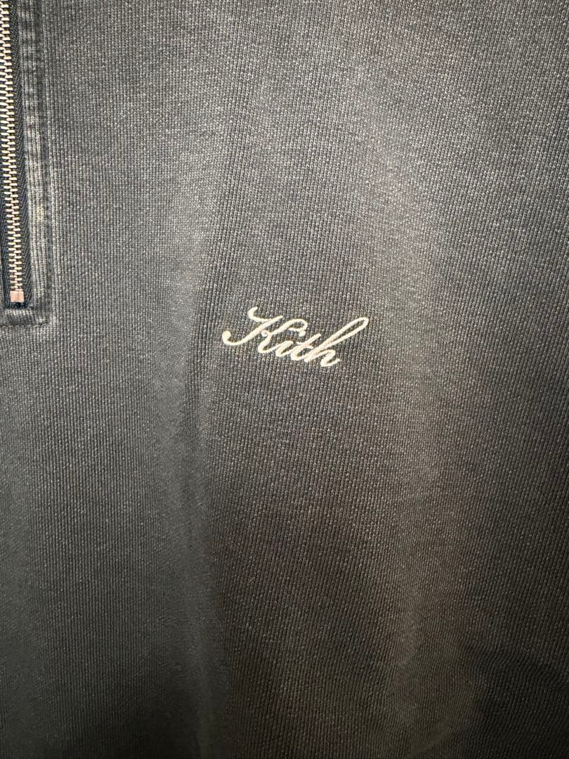 m*a様 Kith ダークグリーン クォータージップ Ꮮサイズ