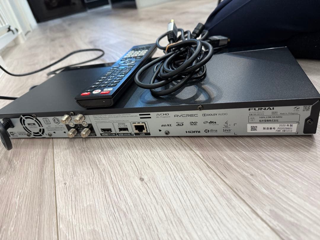 FUNAI ブルーレイプレーヤー ブルーレイレコーダー DVDプレイヤー