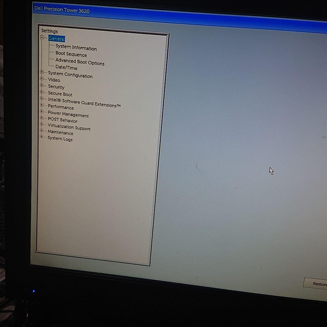 Dell Precision Tower 3620 ベアボーン