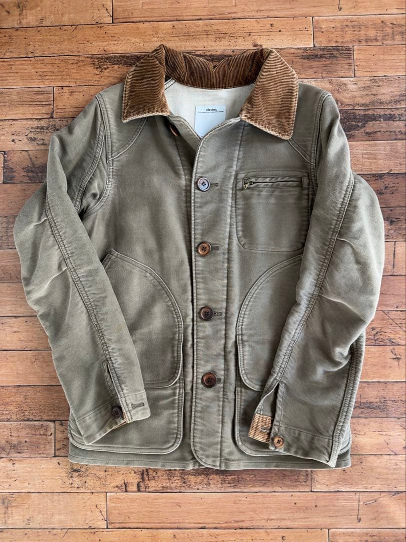 visvim オリーブ色 コットン カバーオール