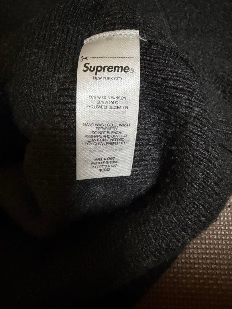 supreme ニットセーターブラックLサイズシュプリーム黒
