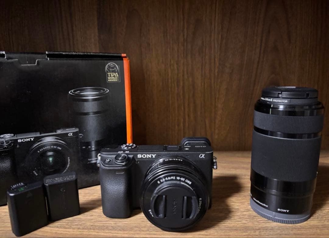 シャッター数約1700 Sony α6400 ダブルズームレンズキット