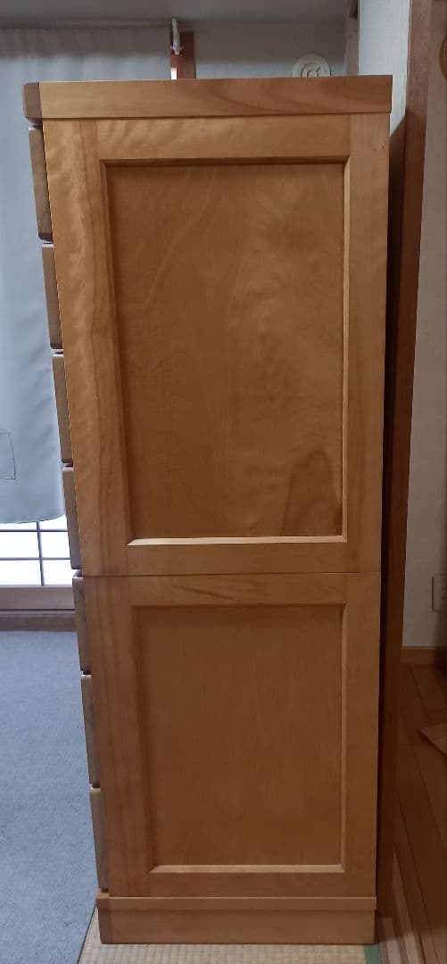 洋服タンス チェスト ナチュラル カントリー 水目桜 ミズメサクラ 総桐 民芸