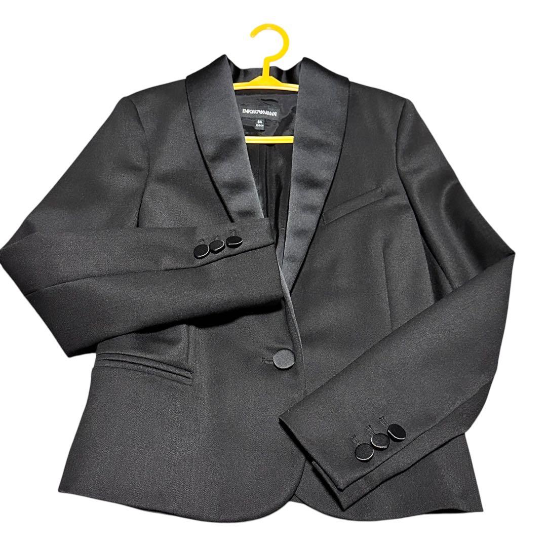 【極美品】エンポリ アルマーニ KIDS ブラック ジャケット 130cm 8A