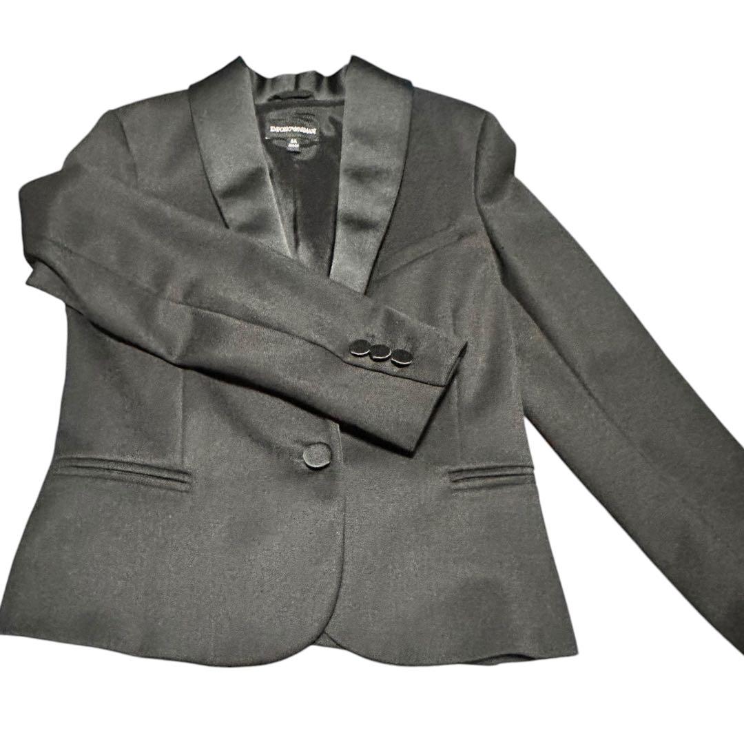 【極美品】エンポリ アルマーニ KIDS ブラック ジャケット 130cm 8A