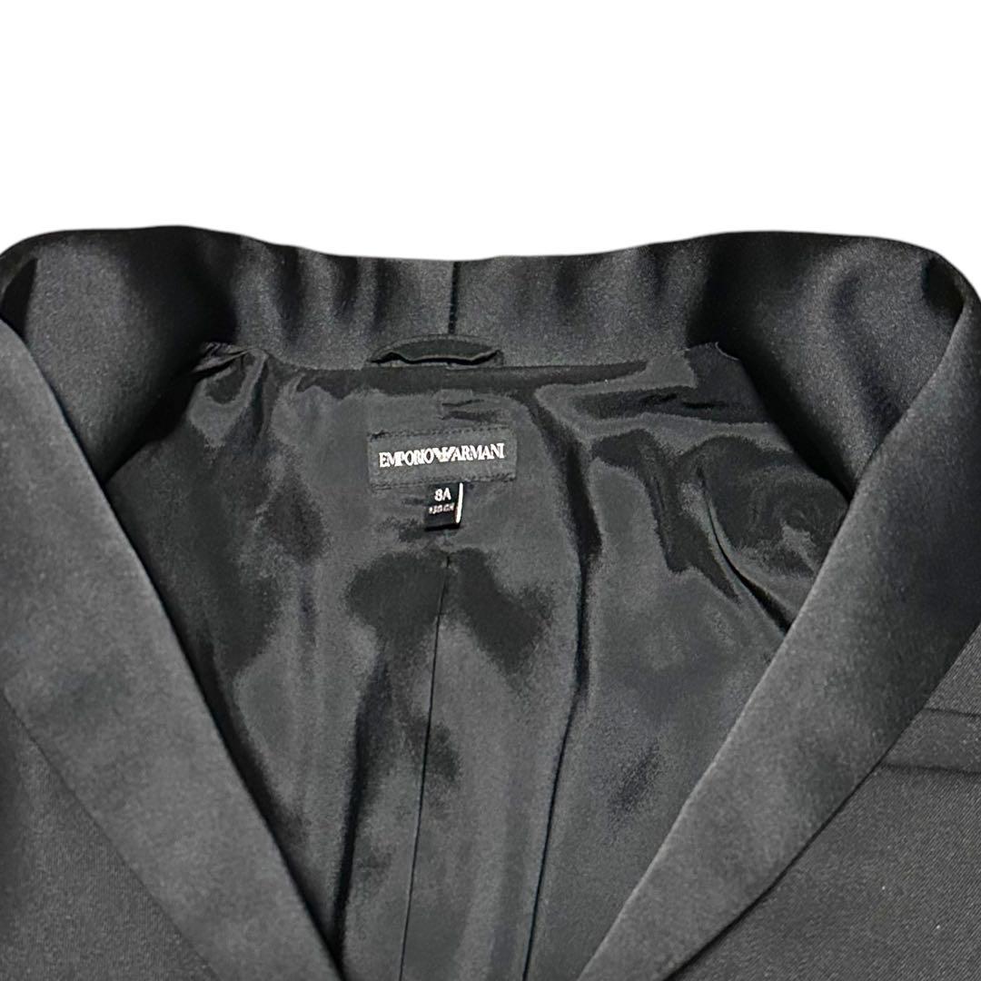【極美品】エンポリ アルマーニ KIDS ブラック ジャケット 130cm 8A