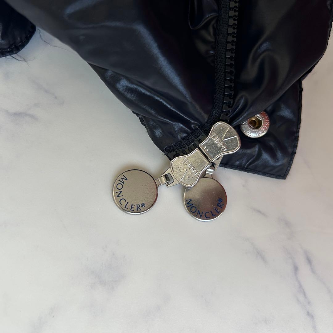 未使用級 モンクレール ダウンベスト GIDE ワッペン ネイビー