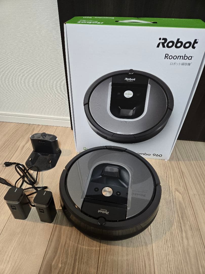【使用時間13時間】iRobot Roomba 960 本体 充電ドック