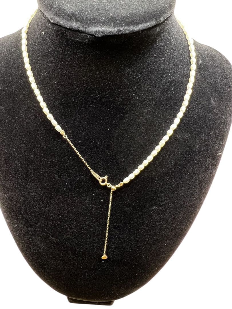 【Aランク・お買い得・極美品】ete K10YG パール ネックレス