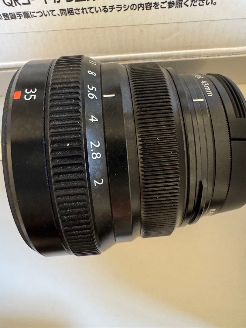 FUJIFILM XF35mmF2 R WR 35mmレンズ