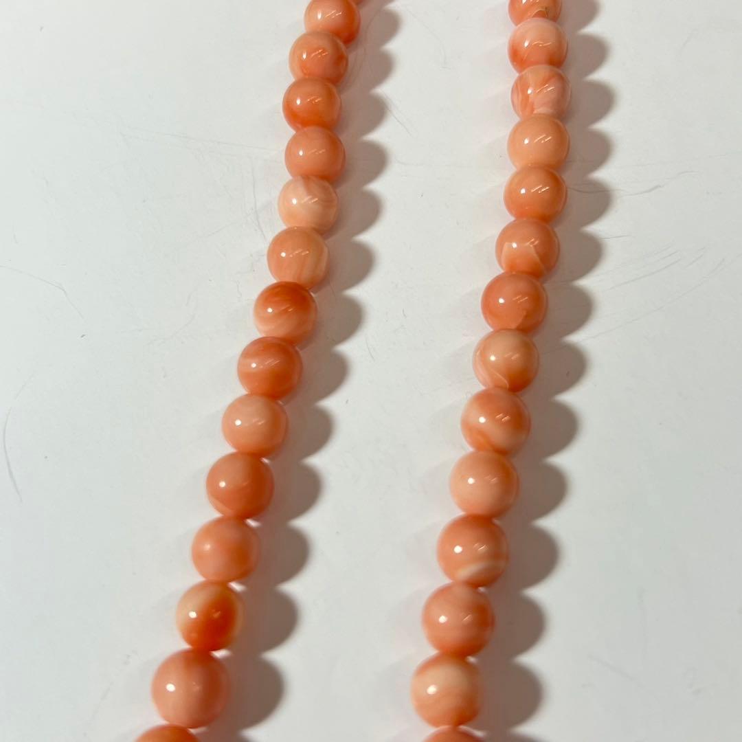 珊瑚　ネックレス　レディース　アクセサリー　小物　ファッション