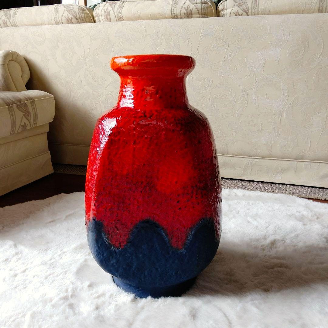 【美品】Fat Lava Dumler & Breiden　西ドイツ　花瓶　特大