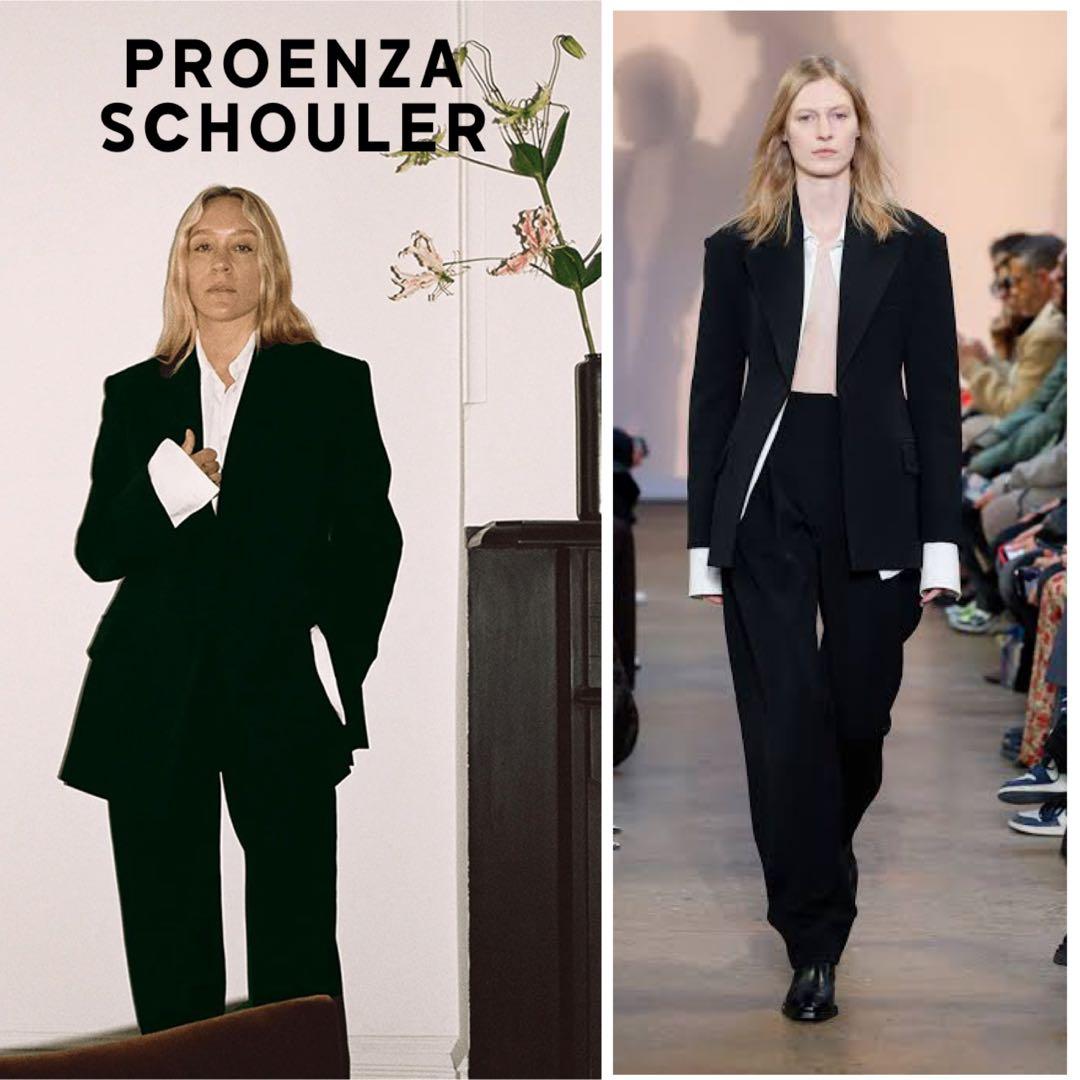 30万 PROENZA SCHOULER 黒 ジャケット 2023 プロエンザ
