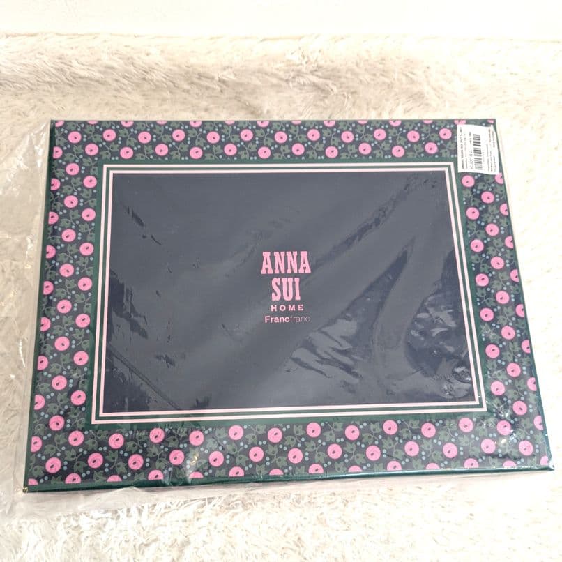 新品未使用✨フランフラン　アナスイ　コラボ　スクエアBOX2点セット　花柄　総柄