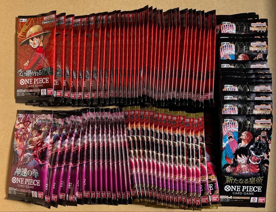 ワンピースカード　未開封パック　まとめ売り