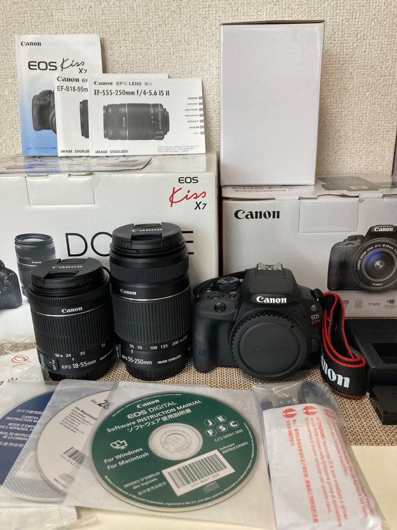 Canon EOS KISS X7 ダブルズームキット