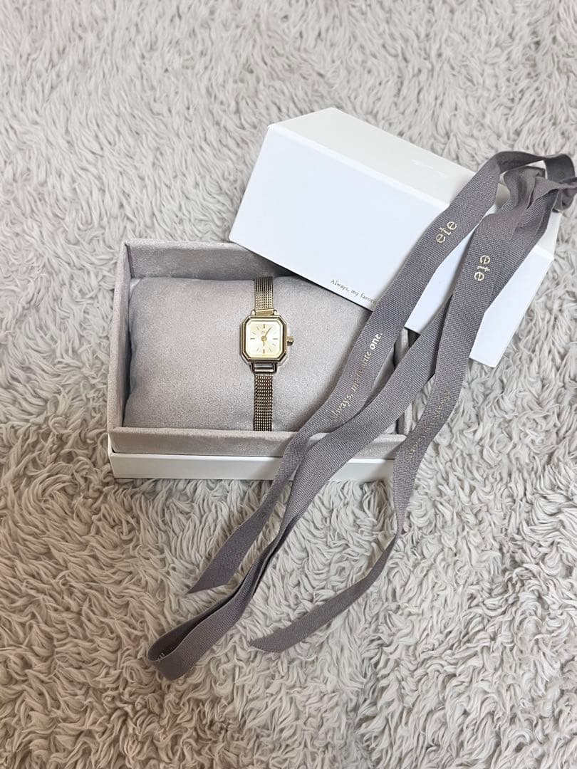 ete ウォッチ オクタゴンフェイス ダイヤモンド