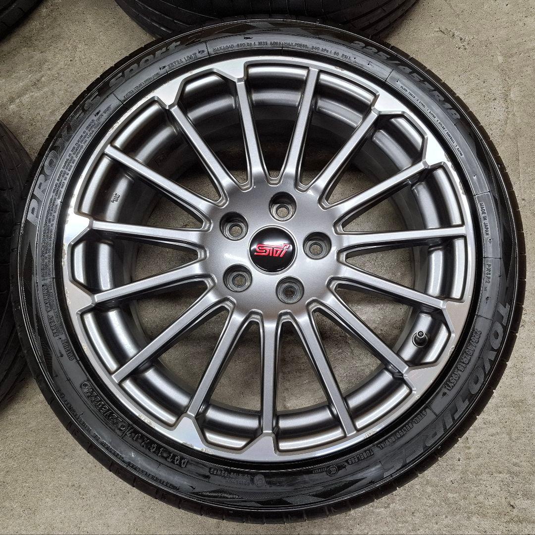 スバル レヴォーグ STIスポーツ 純正 ホイールタイヤ 2024年　送料込み