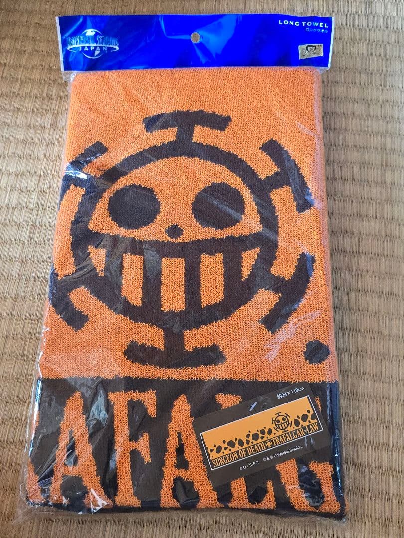 ユニバ ONE PIECE タオル トラファルガー・ロー