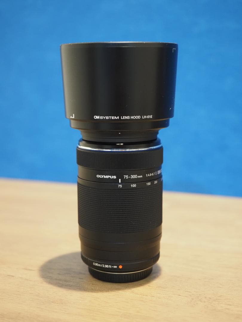 M.zuikoED75-300mm F4.8-F6.7II + 純正フード