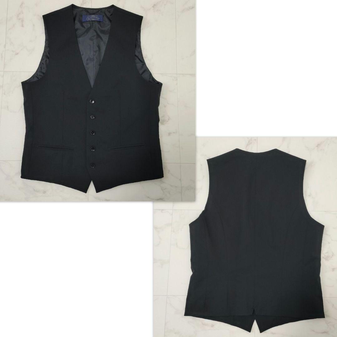 ナノユニバース　ダメリーノ　スリーピース　SOLOTEX　ストレッチ　黒色　M