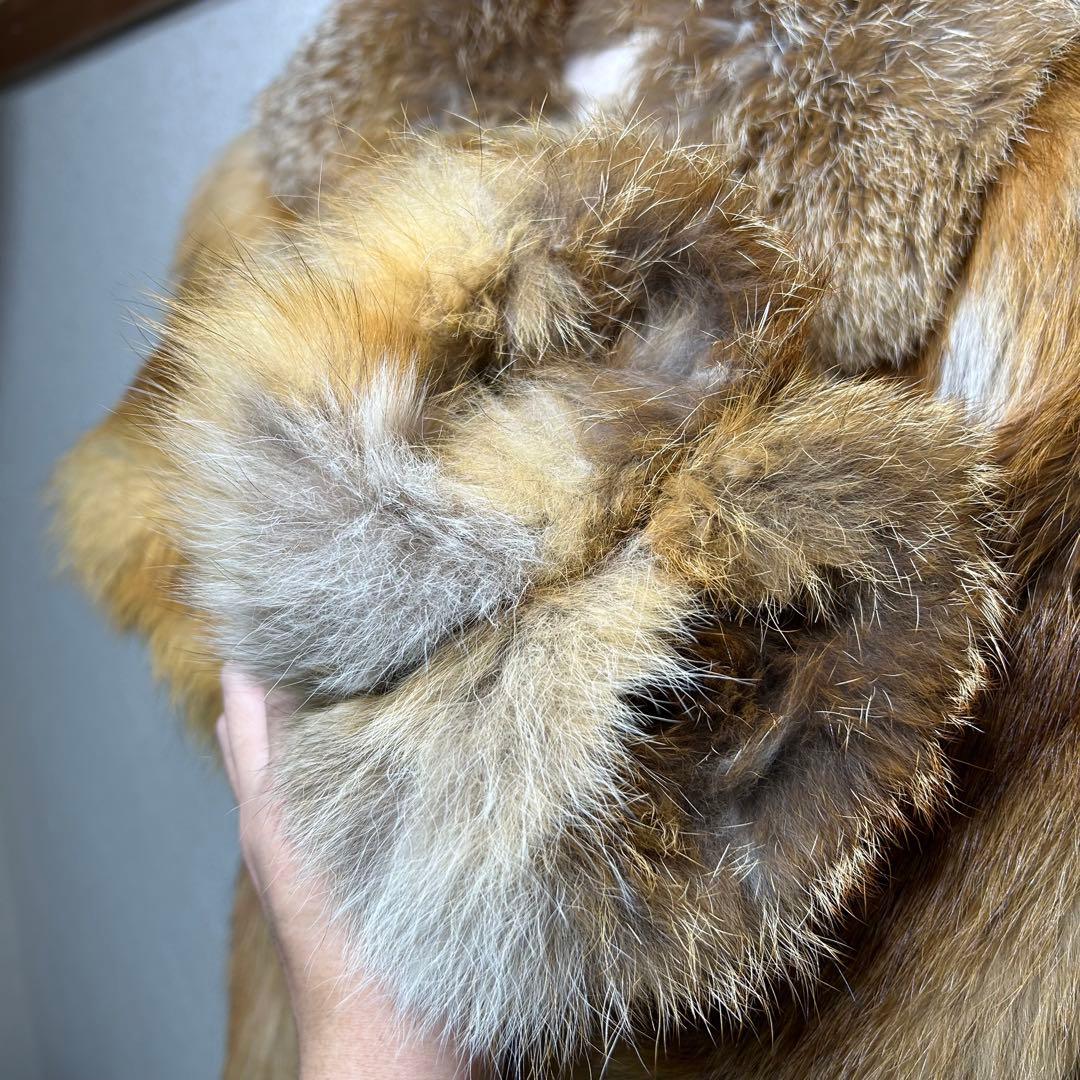 定価65万　フォックス　毛皮　コート　レディース　ブラウン