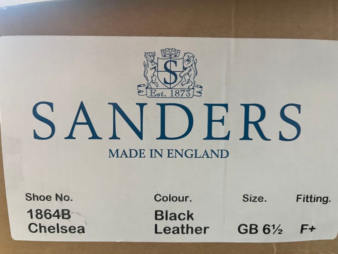 【※最終値下 50人記念】SANDERS(サンダース) サイドゴアブーツ