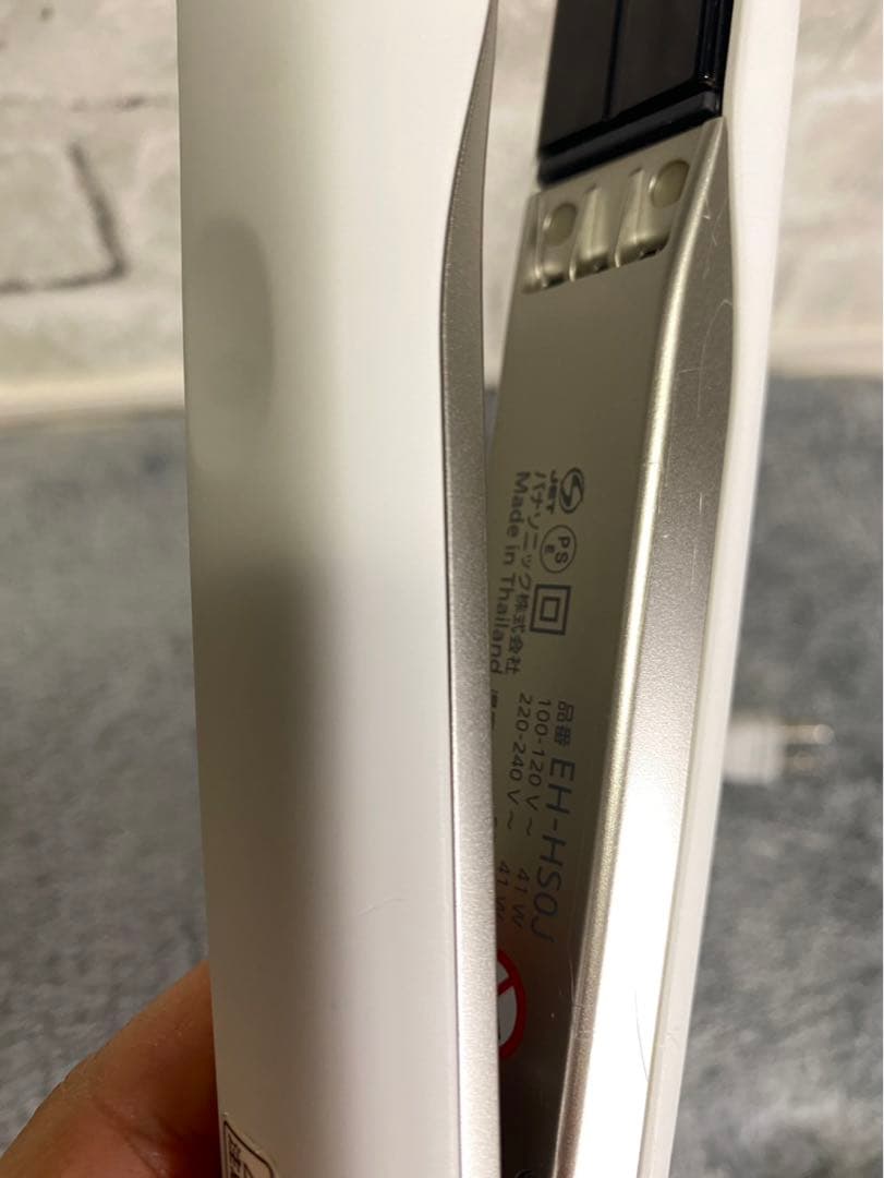 【美品】Panasonicナノケアストレートヘアアイロン　EH-HS0J