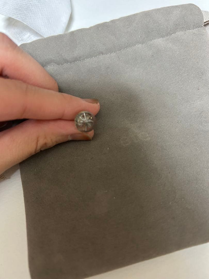 ete オーナメントピアス【スノードーム】片耳用