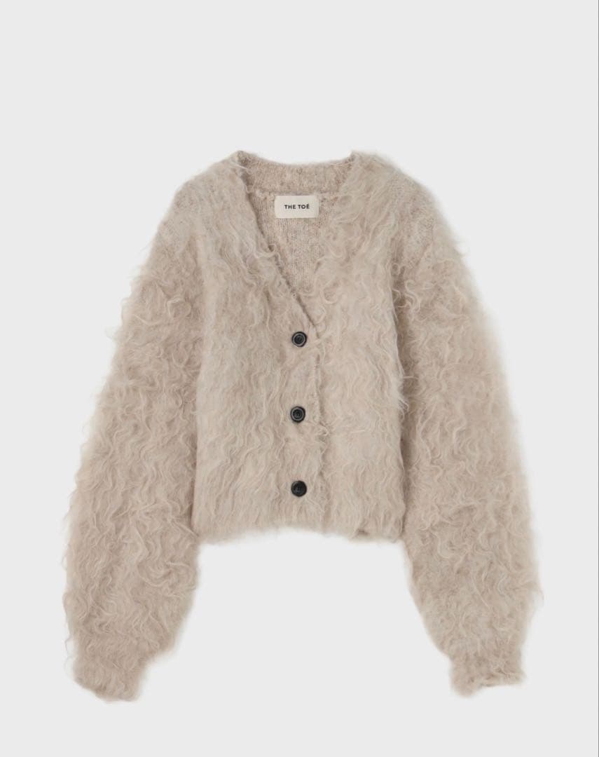 THE TOE シャギーニットカーディガン 現行品