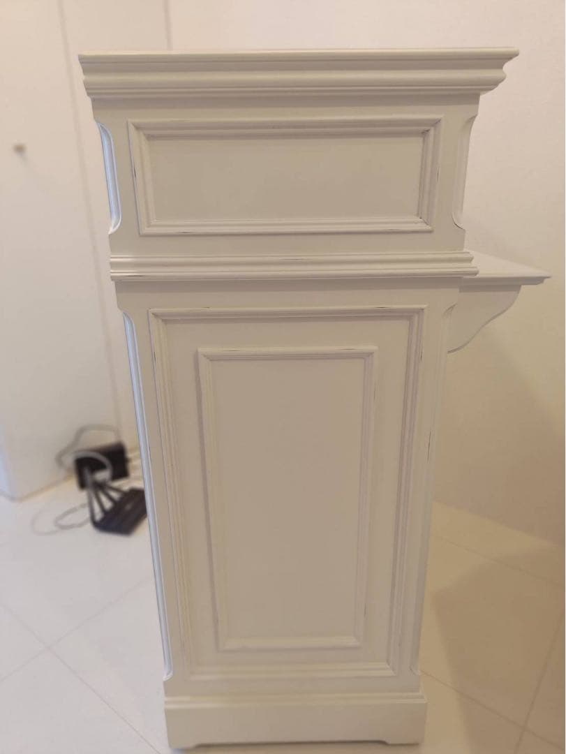 カウンター　白　アンティーク