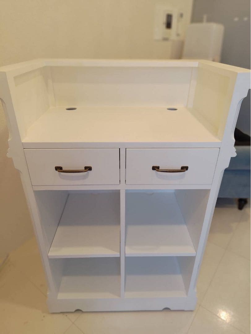 カウンター　白　アンティーク